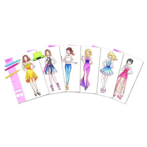 Set Dibujo Diseña Moda
