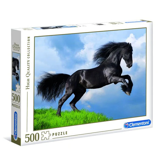 Puzzle 500 piezas Caballo Negro