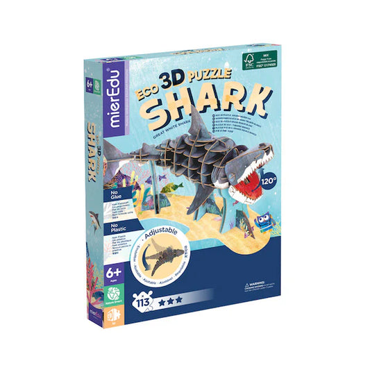 Puzzle Eco 3D Tiburón Blanco
